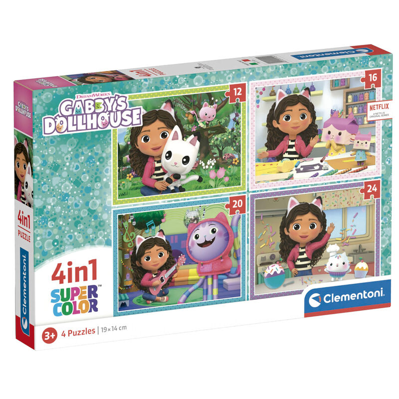 Gabbys Dollhouse puzzle 12-16-20-24pcs