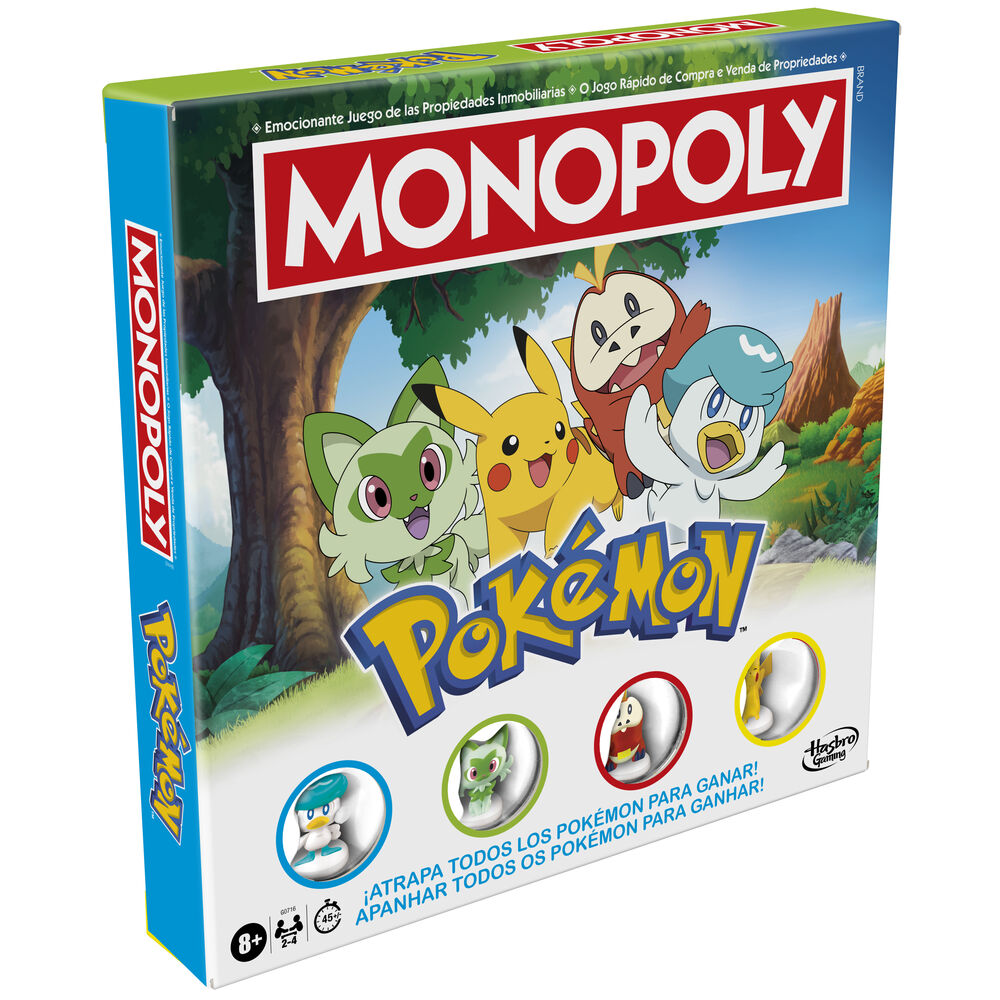 Spanish Monopoly Pokemon board game