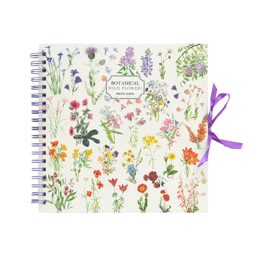 Wild Flowers Scrapbook Photo album