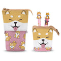 Oh My Pop! Shiba pencil casel + Pen 10 colours + erasable pen