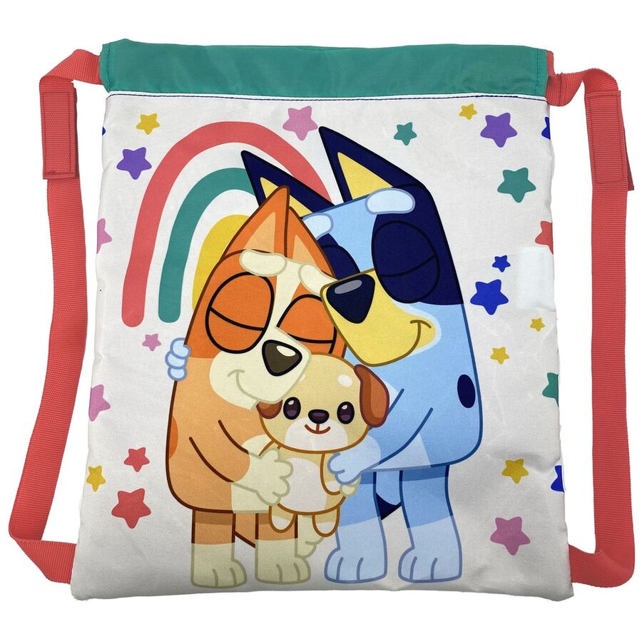 Bluey Rainbow gym bag 35cm