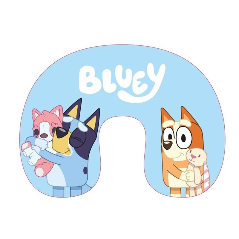 Bluey travel cushion