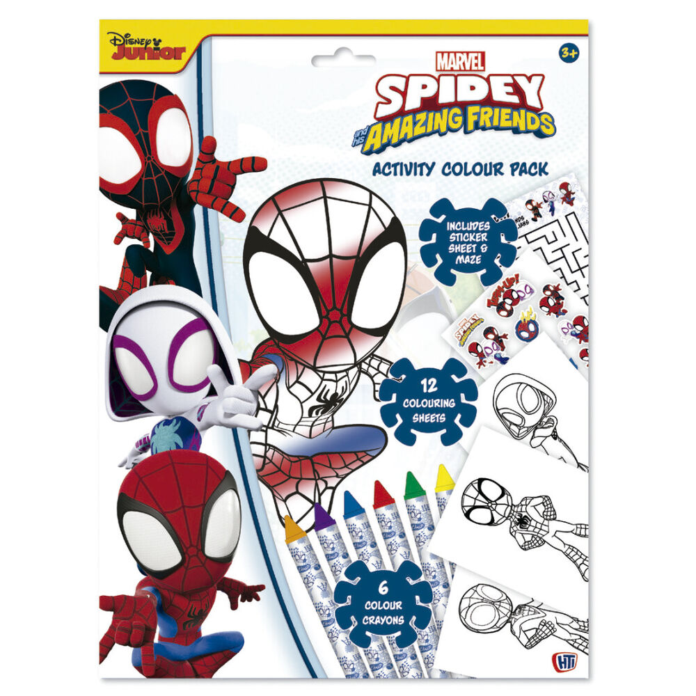 Marvel Spidey activity colour pack